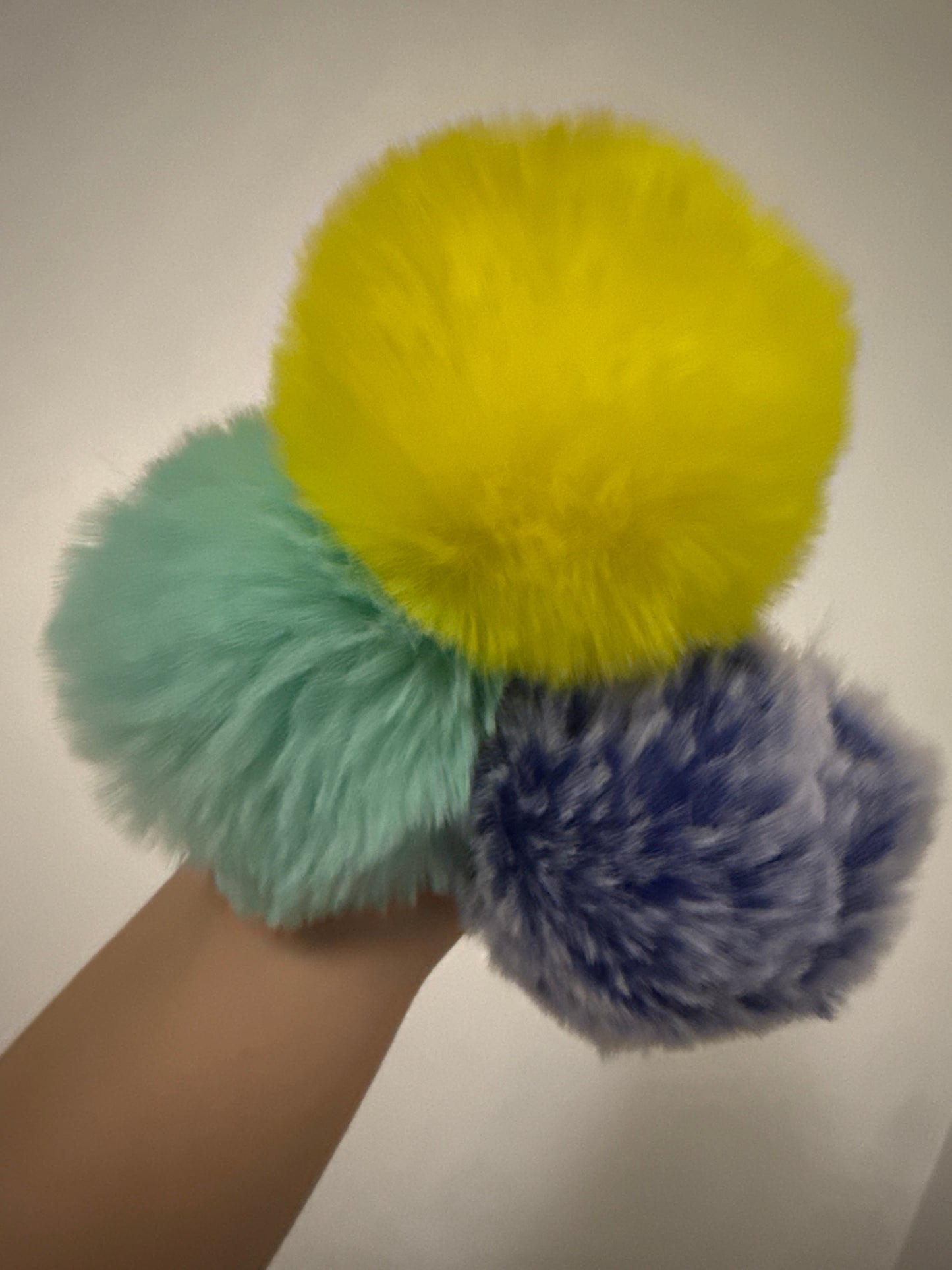 Fluffy keychain