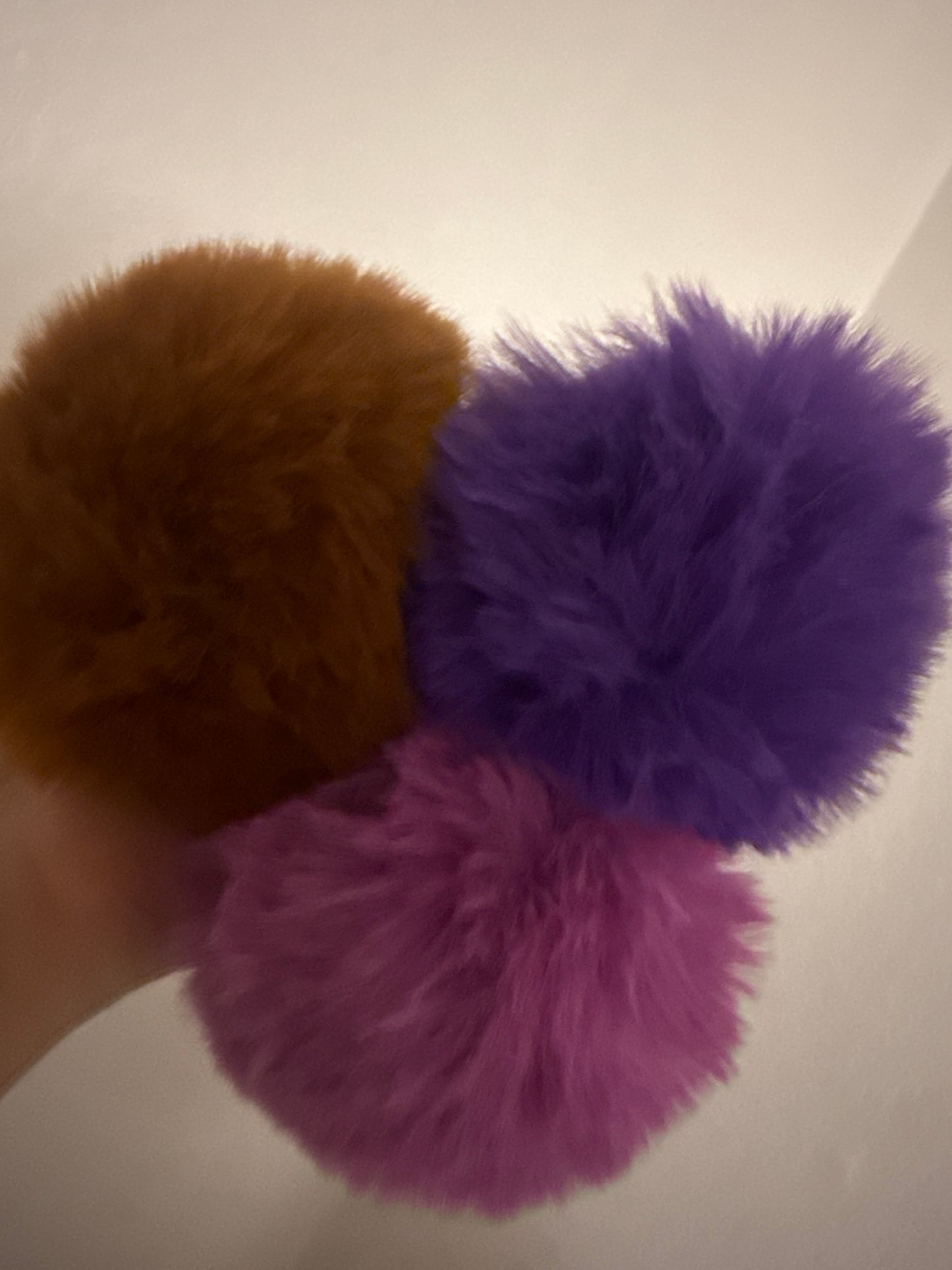 Fluffy keychain