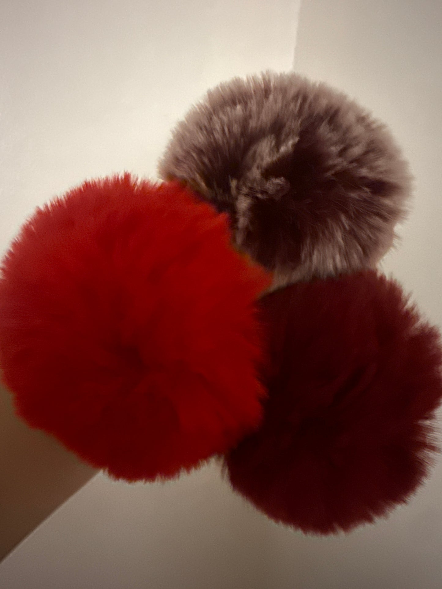 Fluffy keychain