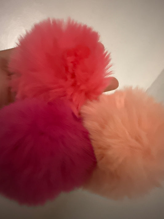 Fluffy keychain